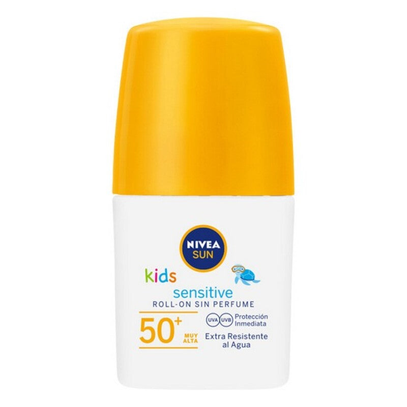 Roll-On Solblokk Sensitive Kids Nivea (50 ml)