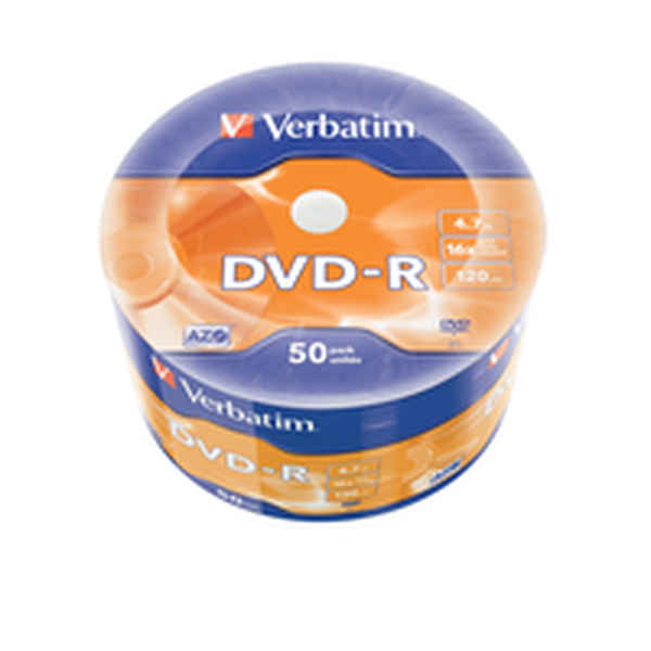 DVD-R Verbatim 4.7 GB (50 uds) (Refurbished D)