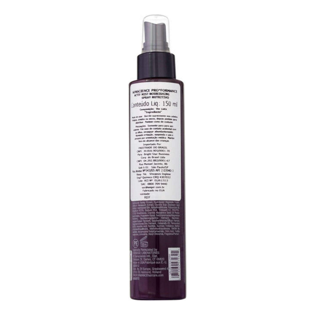 Fuktighetsgivende Spray Senscience Pro Formance (150 ml)