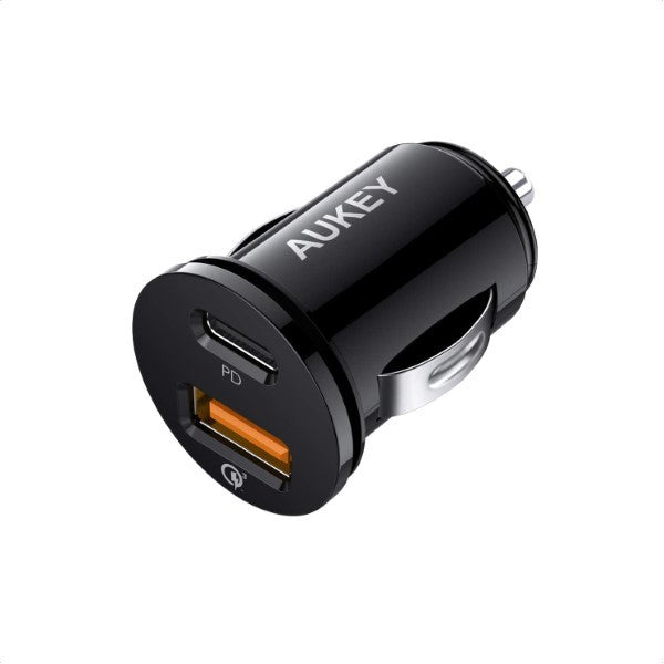 USB-billader Aukey CC-Y11 Dobbel 21W 5V/3A (Refurbished A+)
