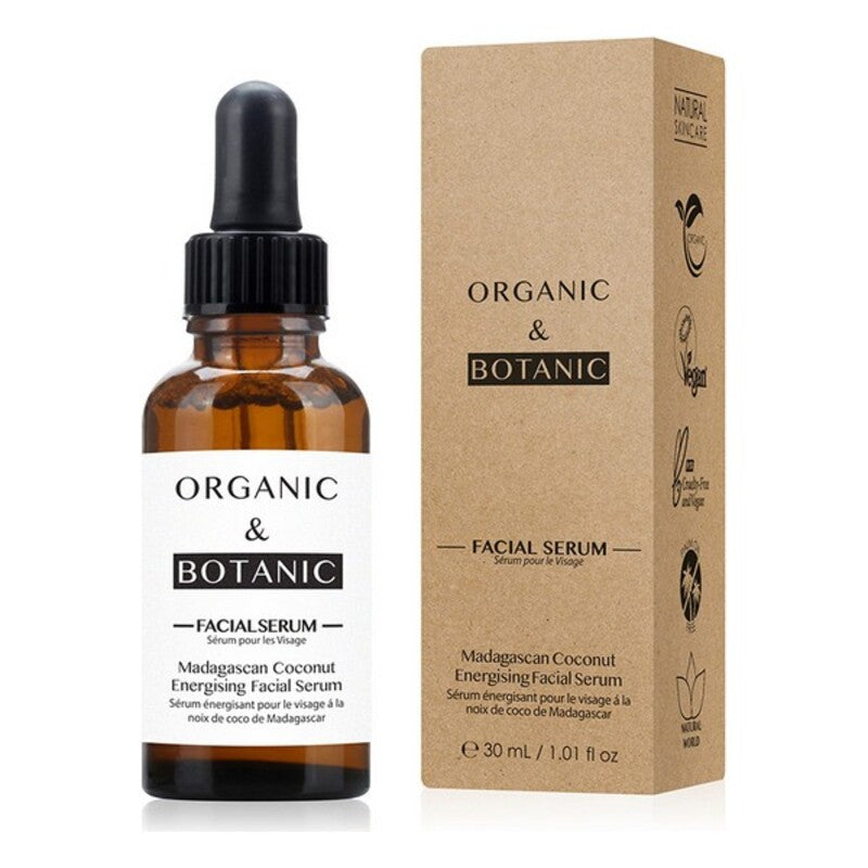 Ansiktsserum Madagascan Coconut Energising Organic & Botanic (30 ml)