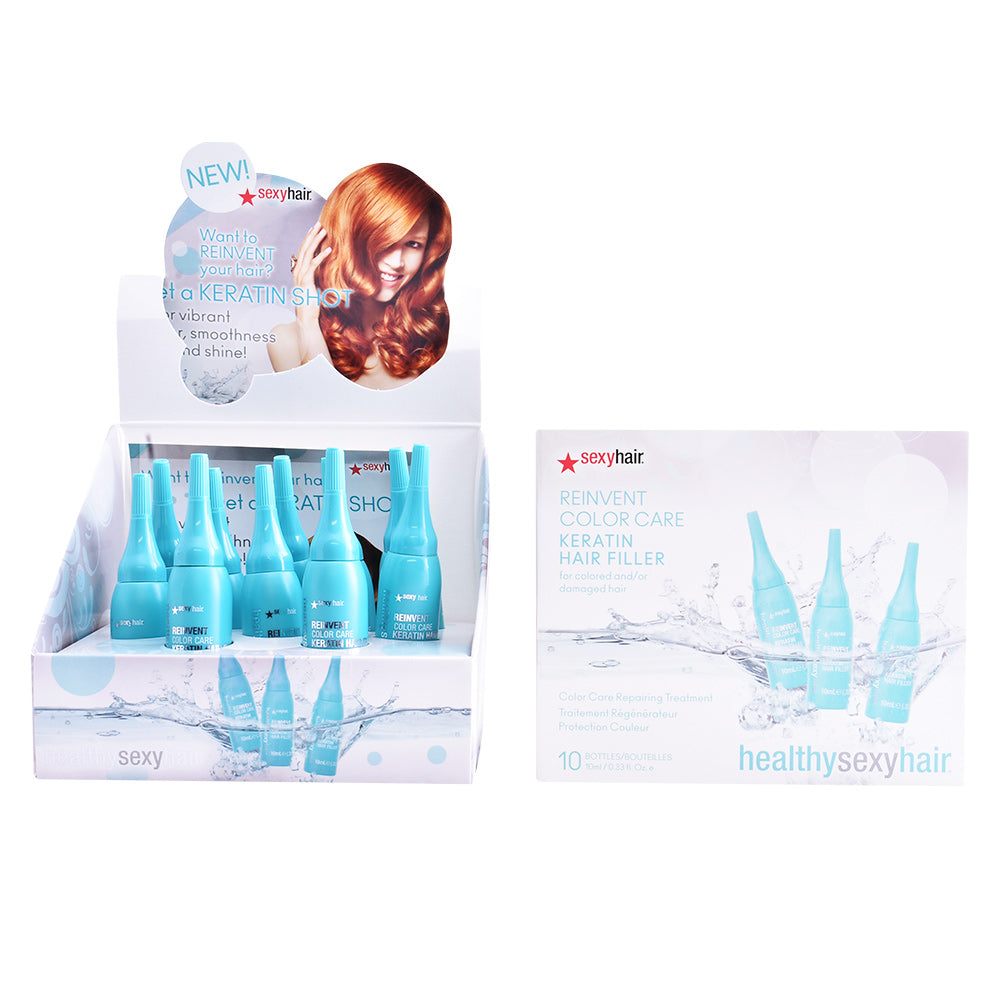Fargegjenopplivende Healthy Reinvent Keratin Sexy Hair (10 uds)