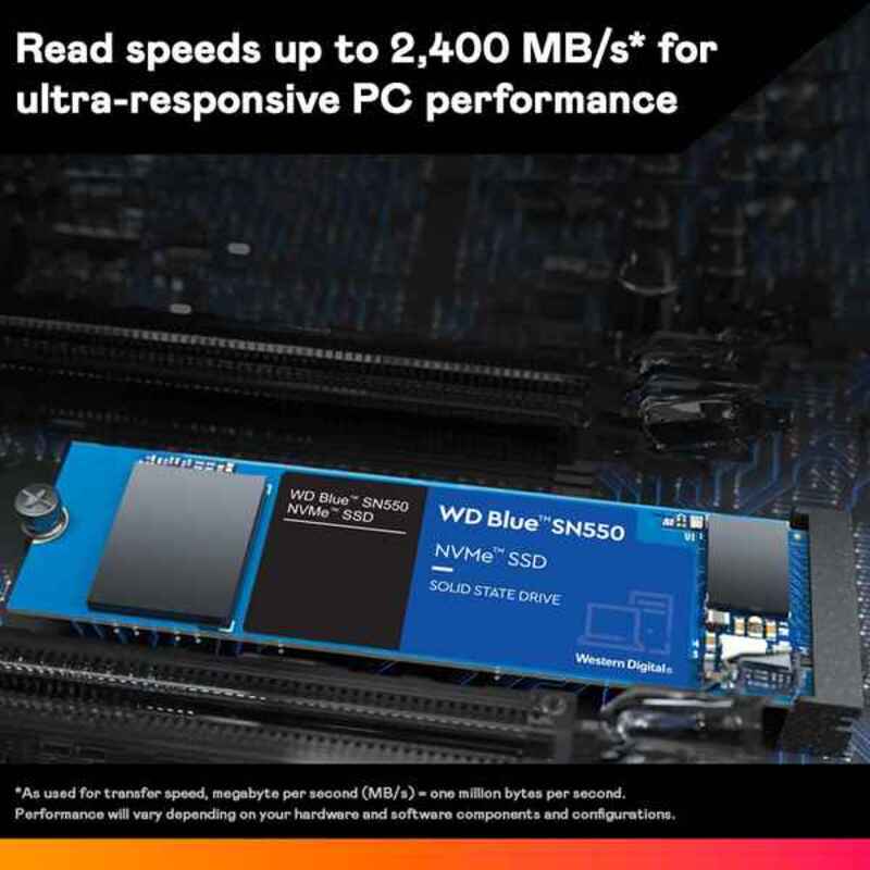 Harddisk Western Digital SN550 2 TB M.2 SSD