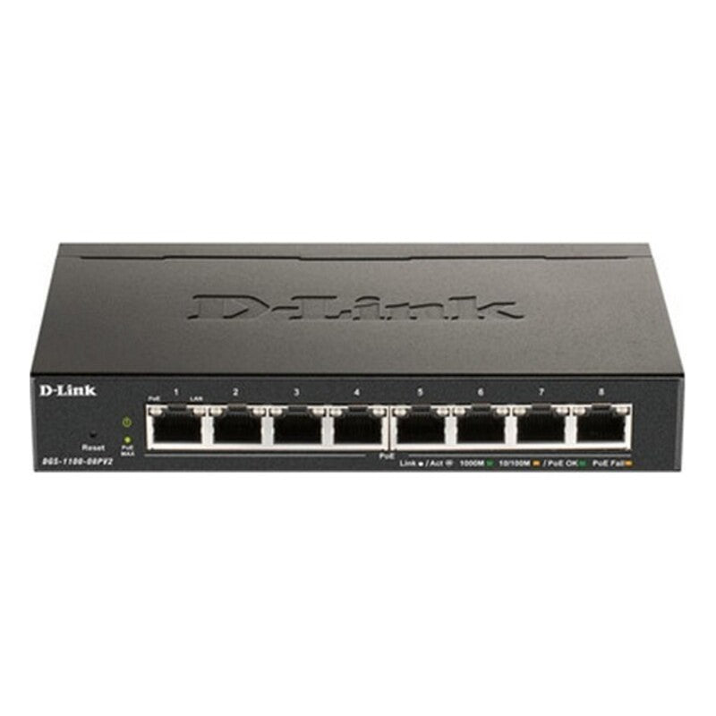 Svitsj D-Link DGS-1100-08PV2 8xGbE PoE