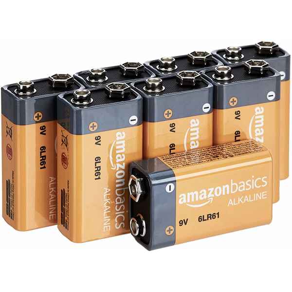 Alkaliske batteri 6LR61-8PK 9V (8 uds) (Refurbished A+)