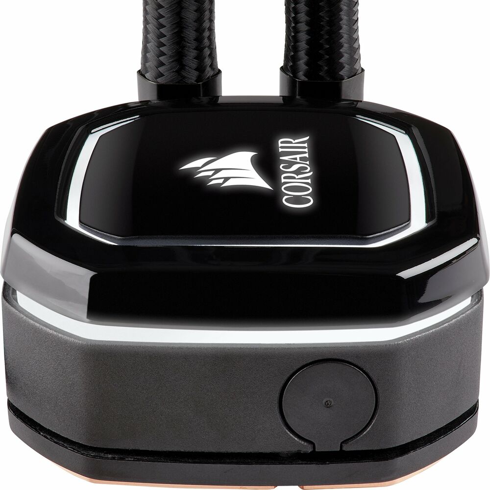 Flytende kjølesett Corsair H100x 1700 rpm Svart