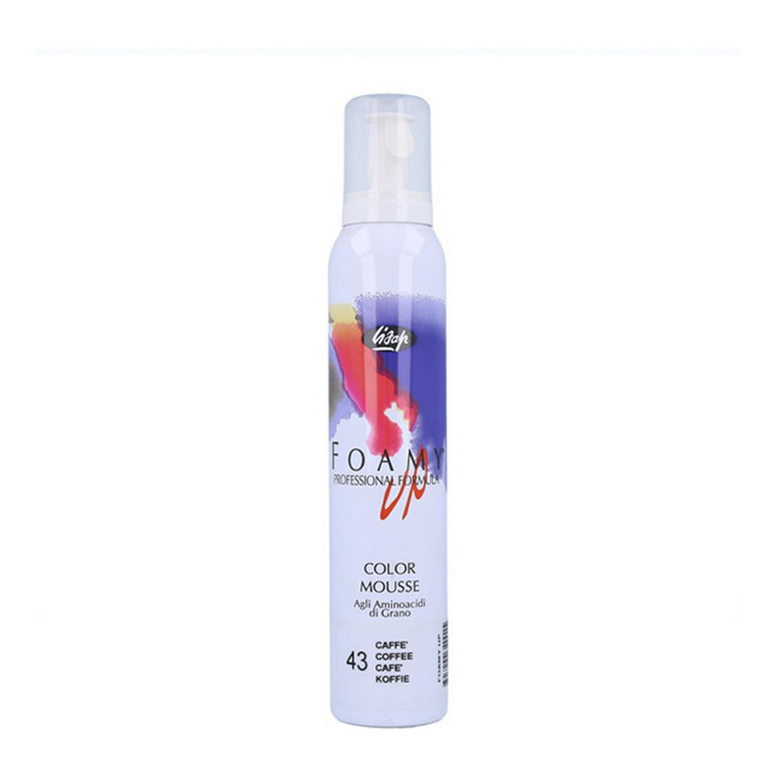Halvmidlertidig Farge Foamy Up Lisap Kaffe (200 ml)