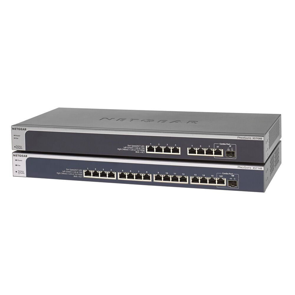 Svitsj Netgear XS716E-100NES Svart