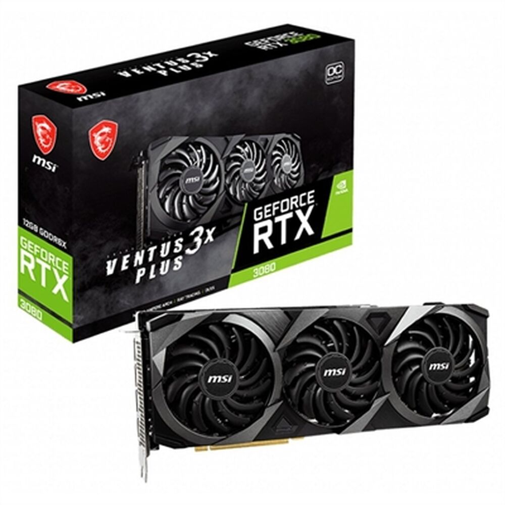 Grafikkort MSI NVIDIA RTX 3080 VENTUS 3X PLUS 12 GB