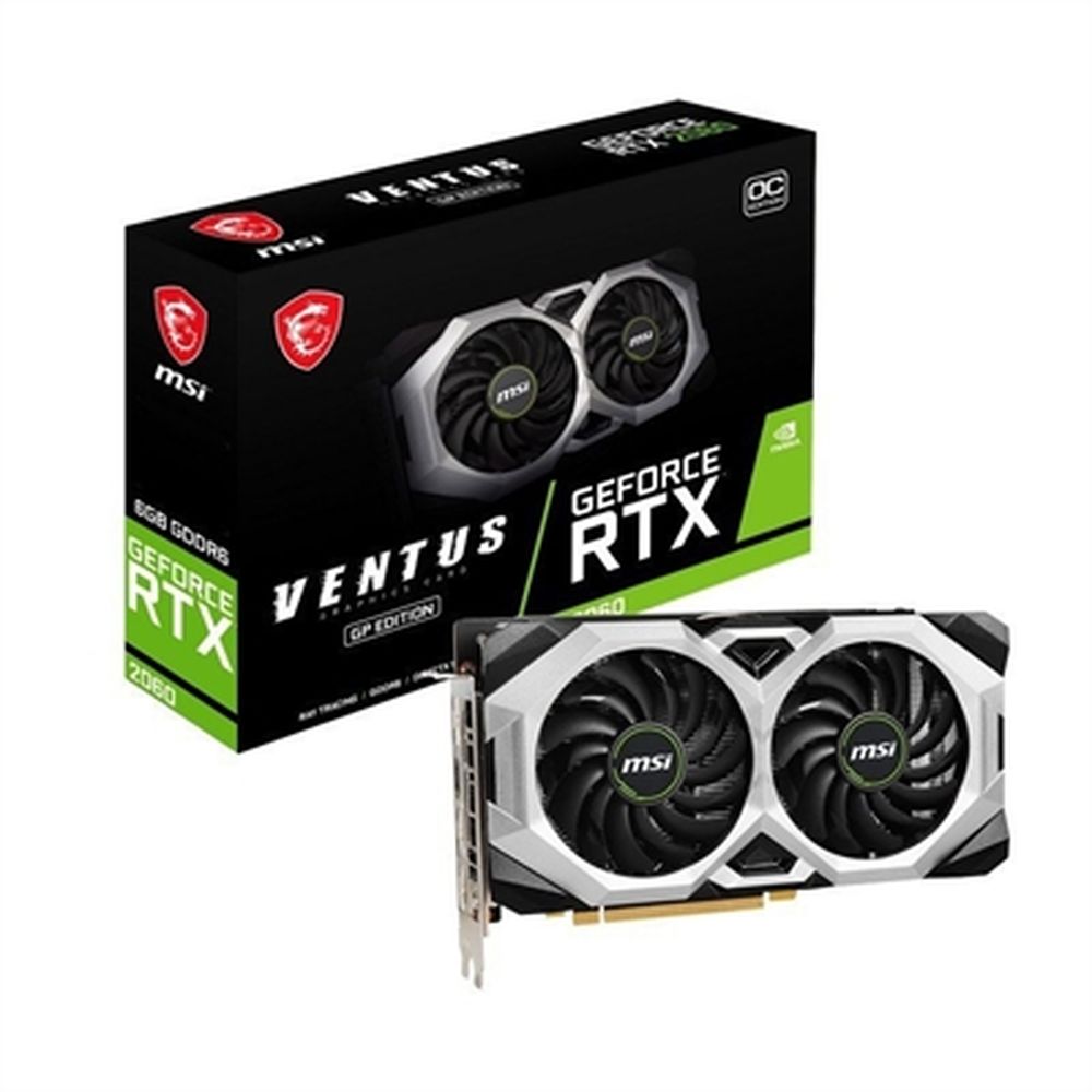 Grafikkort MSI NVIDIA RTX 2060 VENTUS GP OC 6 GB DDR6