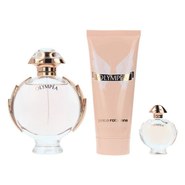 Sett dame parfyme Olympéa Paco Rabanne (3 pcs)