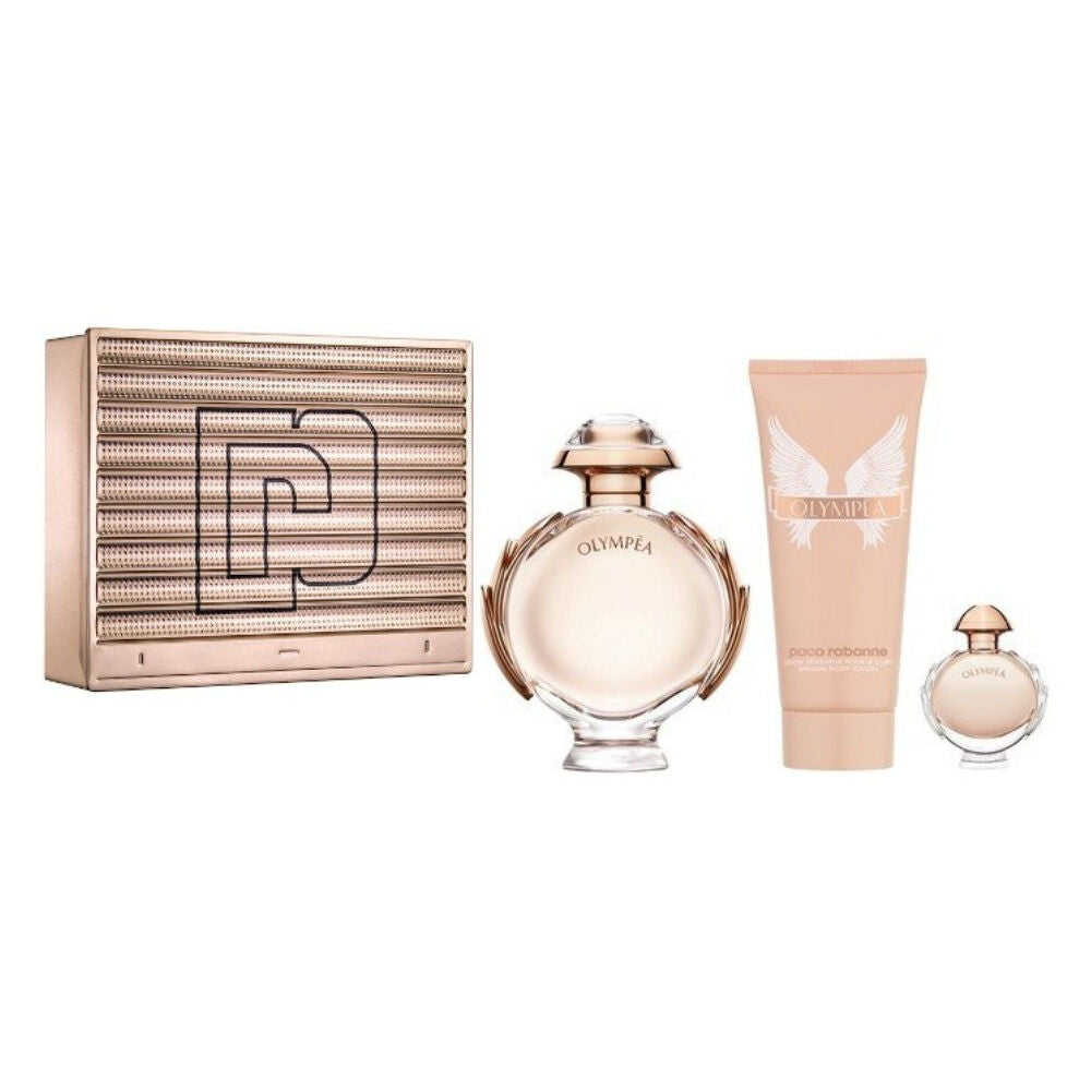 Sett dame parfyme Paco Rabanne Olympea (3 pcs)