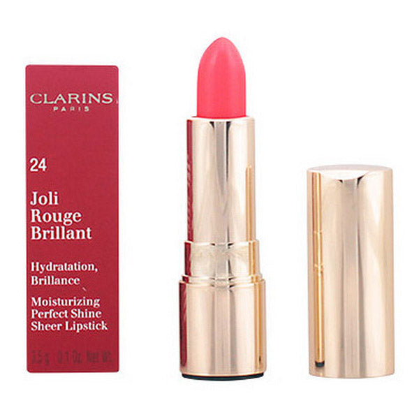 Fuktighetsgivende Leppestift Joli Rouge Brillant Clarins