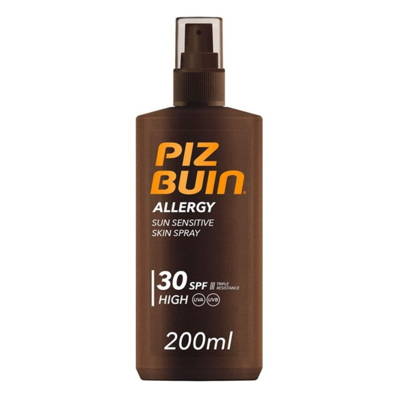 Kropps-solkremspray Allergy Piz Buin SPF 30 (200 ml)