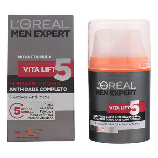 Anti-aldring Fuktighetsgivende maske L'Oréal Paris Men Expert Vita Lift (50 ml) (Refurbished A+)