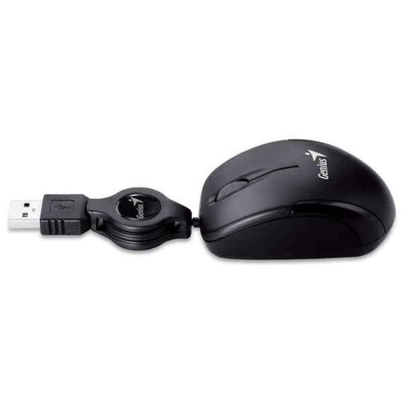 Trådløs Mus Genius Micro Traveler USB Svart