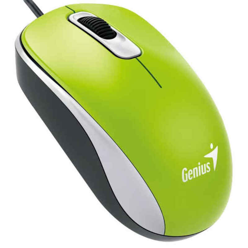 Datamus med Kabel og Optisksensor Genius DX-110 Grønn