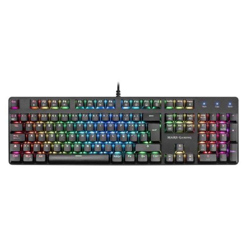 Spilletastatur Mars Gaming MK5BRES Svart