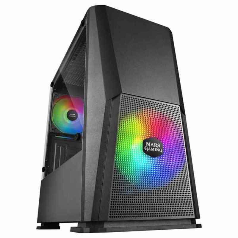 Mikro ATX Midttørnetui Mars Gaming MCONE RGB