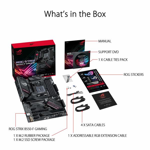 Hovedkort Gaming Asus Rog Strix B550-F ATX AM4
