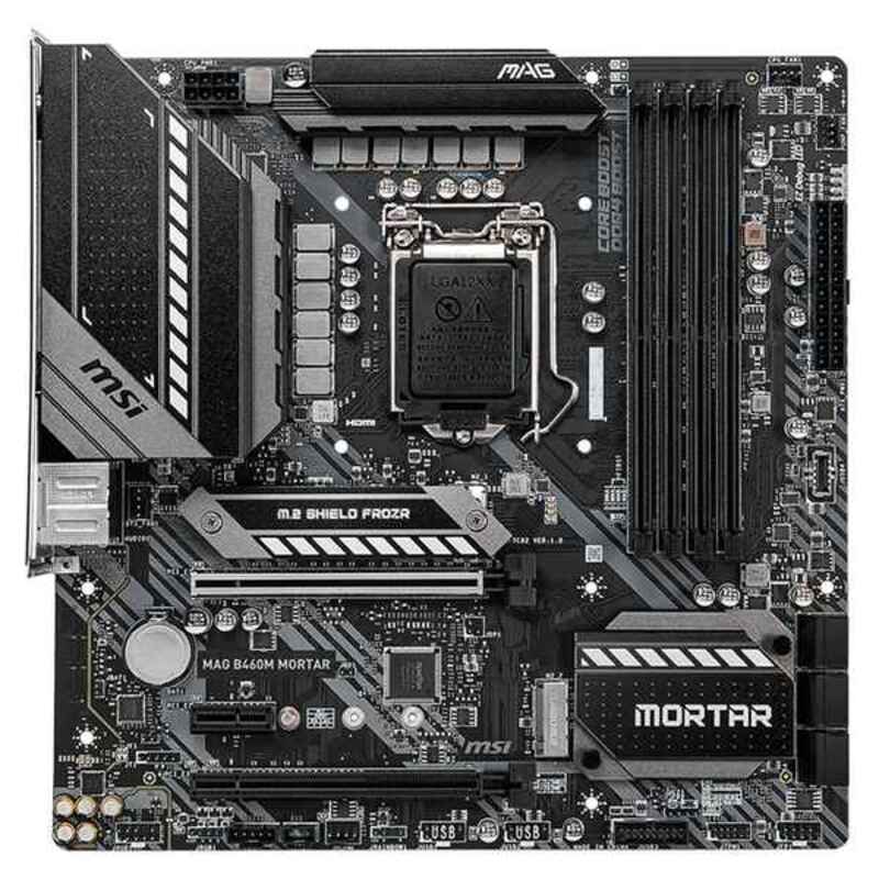 Hovedkort MSI MAG B460M MORTAR Micro ATX LGA1200 Intel® B460 Intel