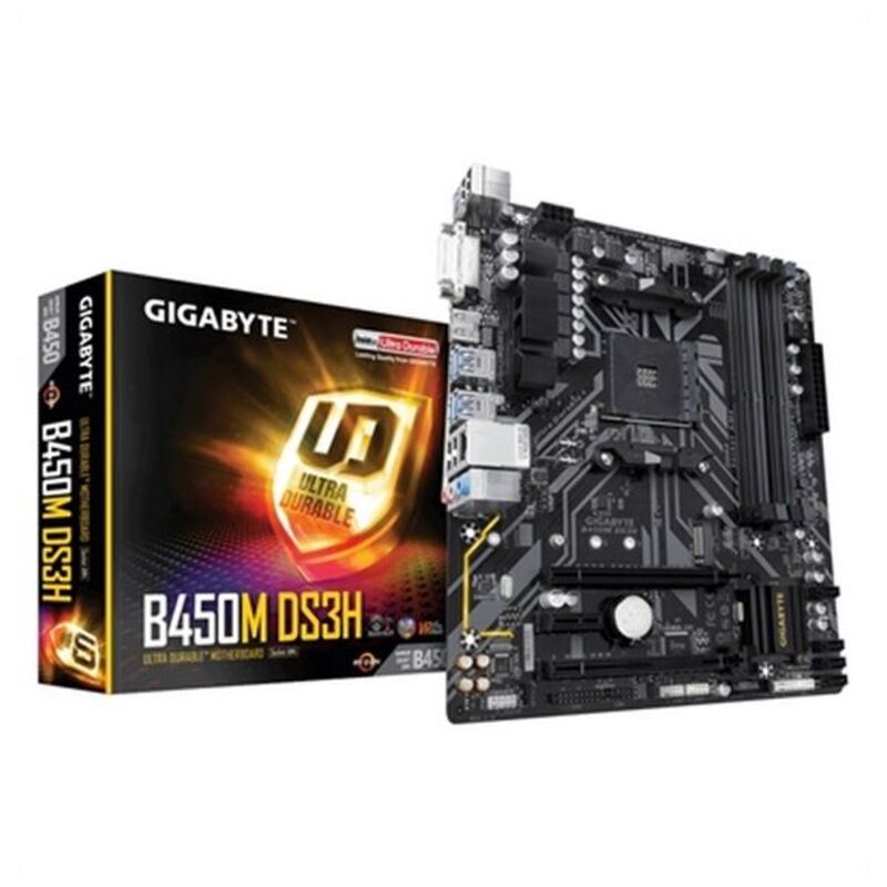Hovedkort Gigabyte GA-B450M DS3H mATX AM4