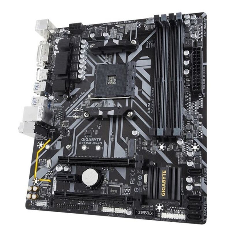 Hovedkort Gigabyte GA-B450M DS3H mATX AM4