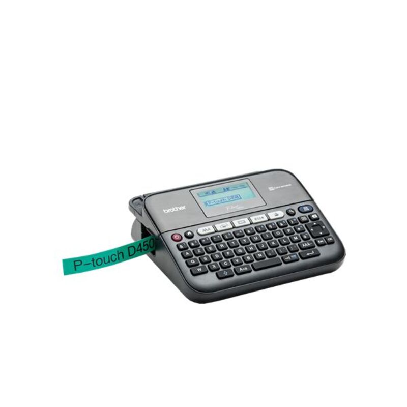 Elektronisk Etikett Med Tastatur og PC-Tilkobler Brother FIMITE0159 PTD450VPUR1 Qwerty (65) LED 6 x AA (LR6/HR6)
