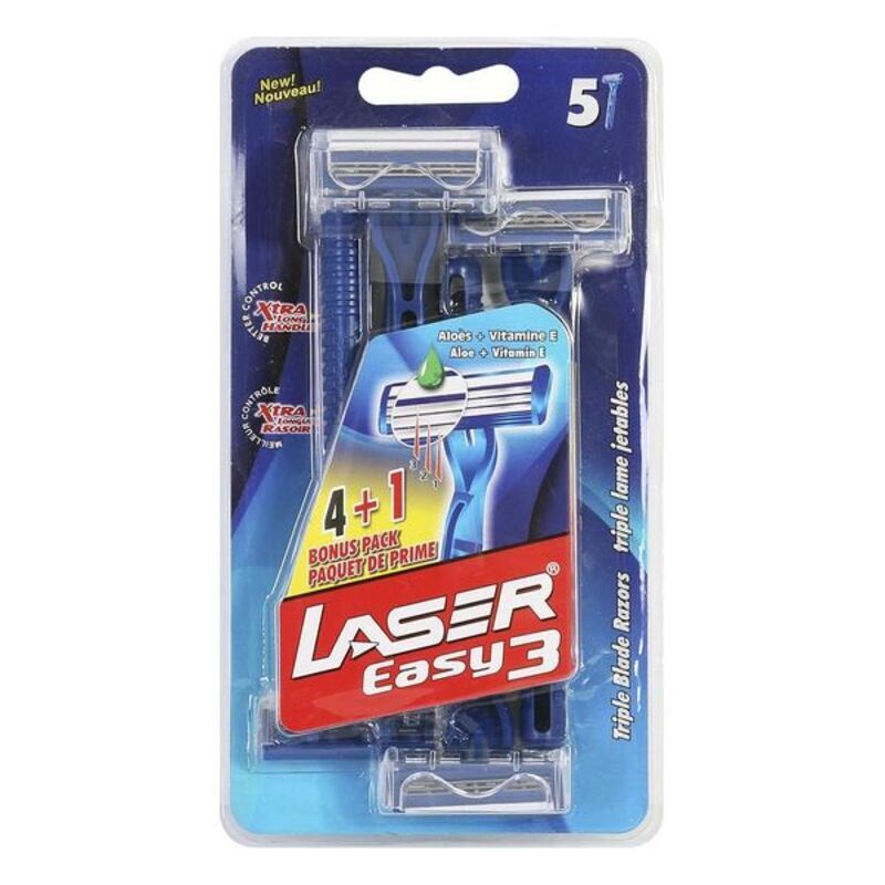 Engangshøvel LASER EASY 3 (5 Pcs)