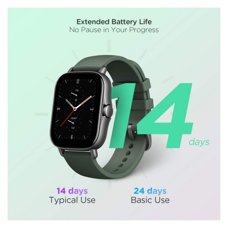 Smartklokke Amazfit GTS 2e 1,65" AMOLED 246 mAh Grønn