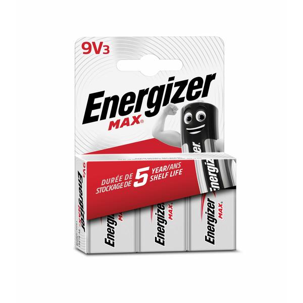 Batterier Energizer E300116100 9V (3 pcs) (Refurbished A+)
