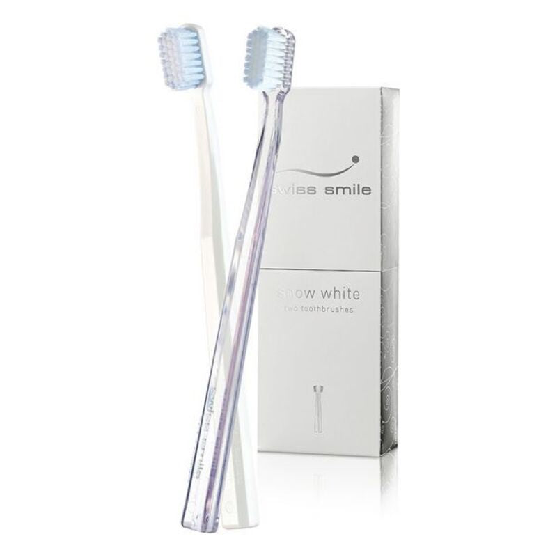 Tannbørste Snow White Swiss Smile (2 uds)
