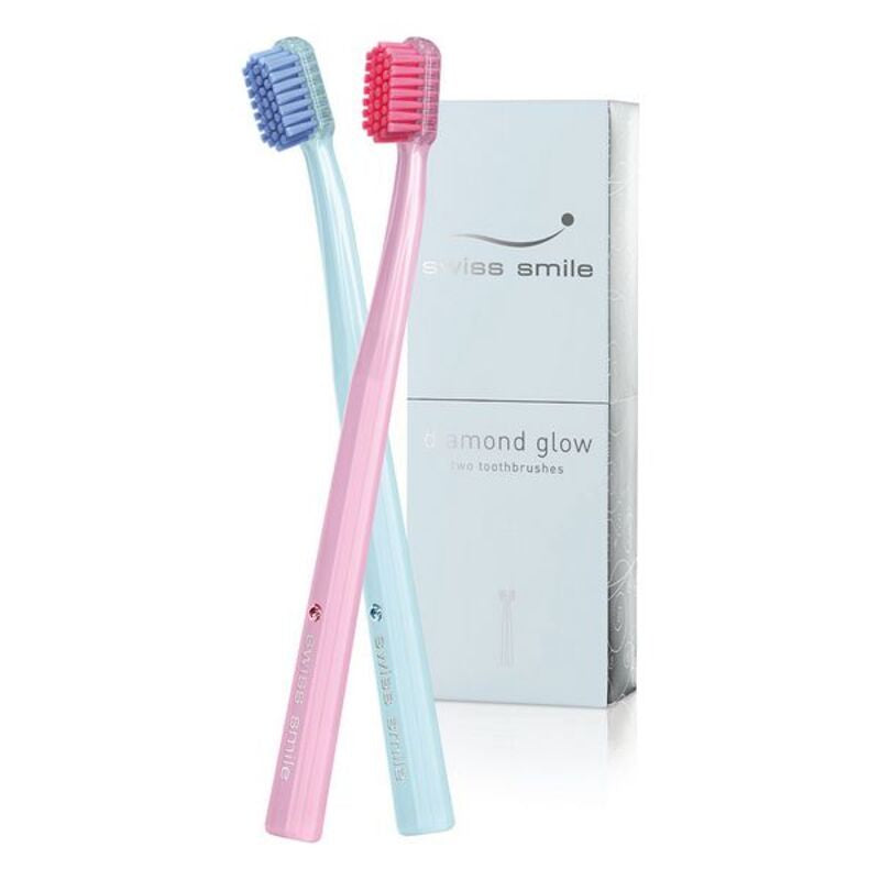 Tannbørste Diamong Glow Swiss Smile (2 Deler)
