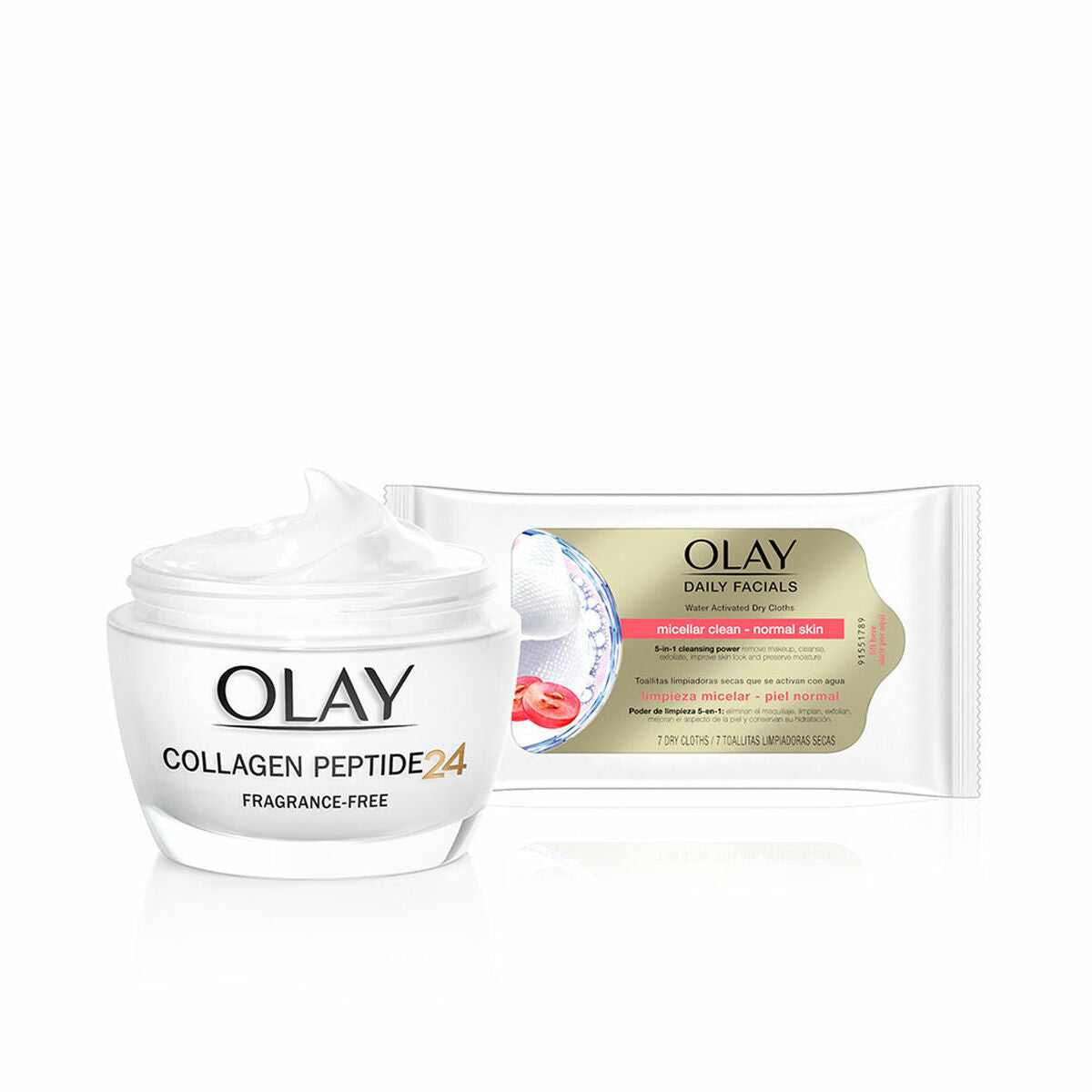 Women's Cosmetics Set Olay Regenerist Collagen Peptide24 2 Pieces
