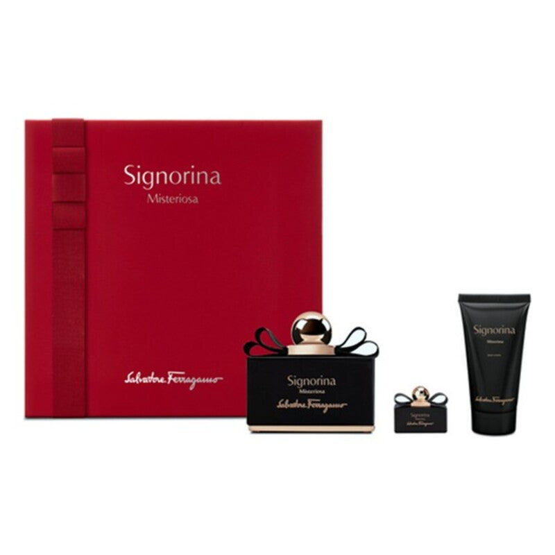 Sett dame parfyme Signorina Misteriosa Salvatore Ferragamo EDP (3 pcs) (3 pcs)