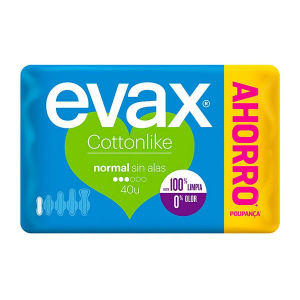 Normal Sanitærputer Cottonlike Evax (40 uds)