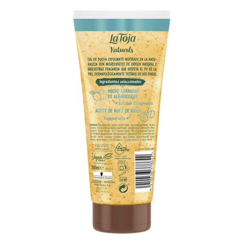 Eksfolierende kroppsgel Naturals La Toja Aprikos (200 ml)