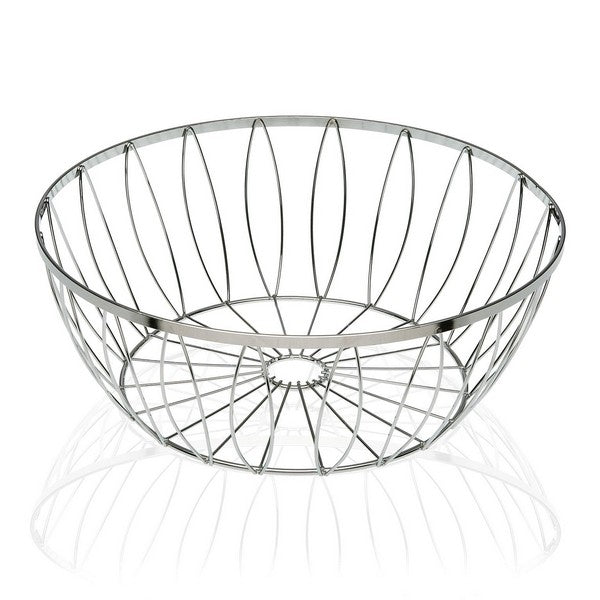 Fruktbolle Forkrommet Metall (34 x 11 x 34 cm)