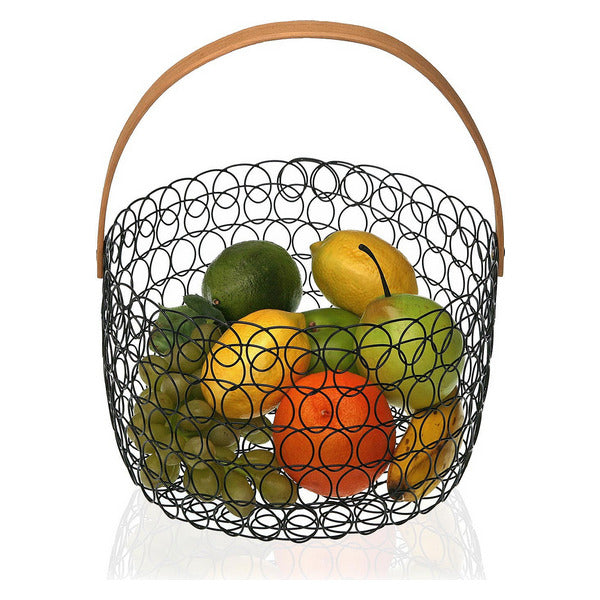 Fruktbolle Metall (24 x 15 x 24 cm)