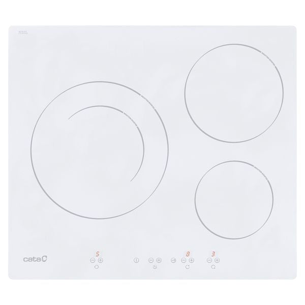 Induksjonsvarmeplate Cata IB 6203 WH (60 cm) (3 Kokeområder)