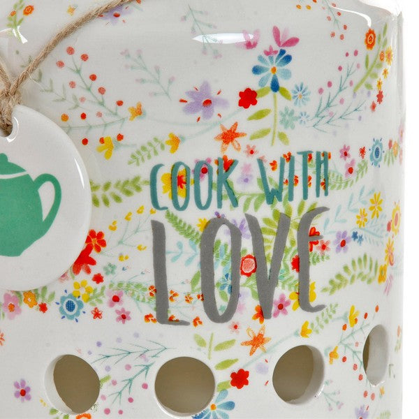 Boks DKD Home Decor Cook With Love (12 x 12 x 17 cm)