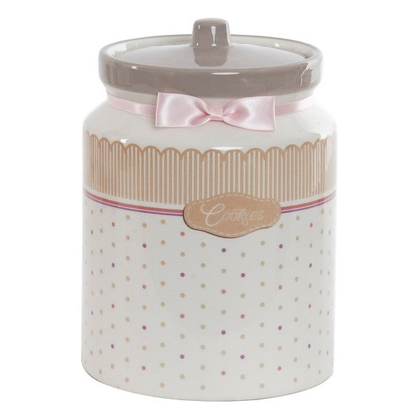 Boks DKD Home Decor Cookies Rosa (15 x 15 x 21 cm)