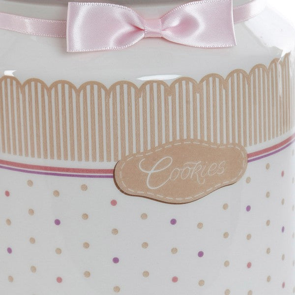 Boks DKD Home Decor Cookies Rosa (15 x 15 x 21 cm)