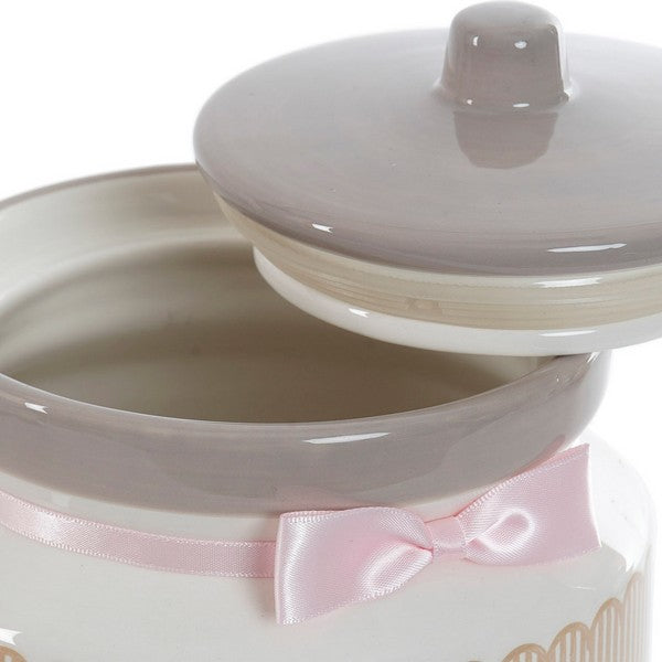 Boks DKD Home Decor Cookies Rosa (15 x 15 x 21 cm)