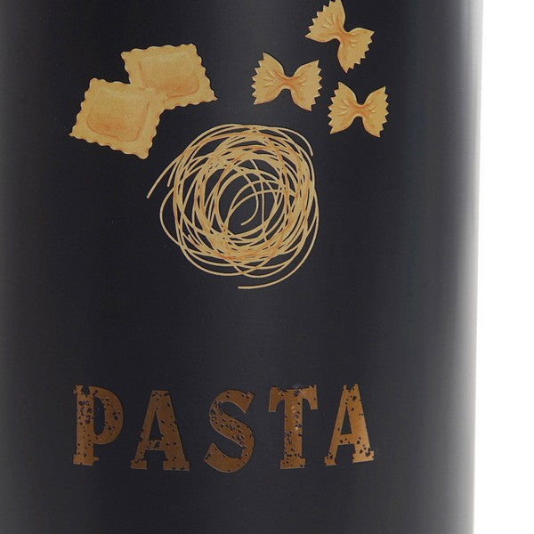 Tinn DKD Home Decor Pasta Svart (10 x 10 x 32 cm)