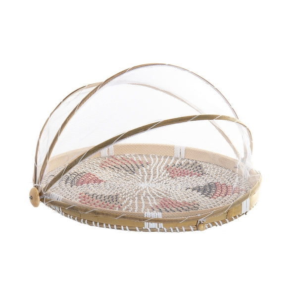 Platetrekk DKD Home Decor Polyester Bambus (44 x 40 x 25 cm)