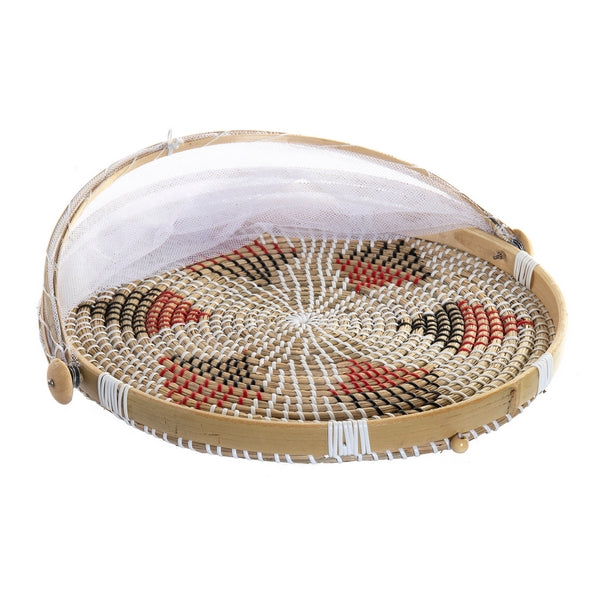 Platetrekk DKD Home Decor Polyester Bambus (44 x 40 x 25 cm)