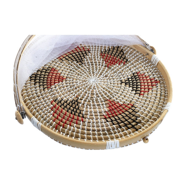 Platetrekk DKD Home Decor Polyester Bambus (44 x 40 x 25 cm)