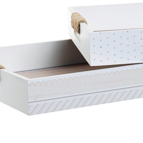 Brett Dekodonia Tradisjonell Tre MDF (40 x 30 x 5 cm) (2 pcs)