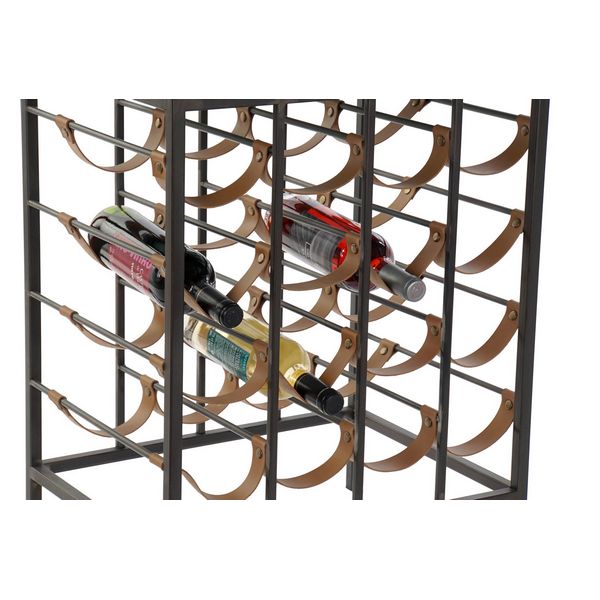 Flaskestativ DKD Home Decor Metall Polyuretan (50 x 38 x 160 cm)